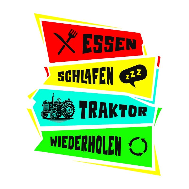 Eat Sleep Tractor Repeat