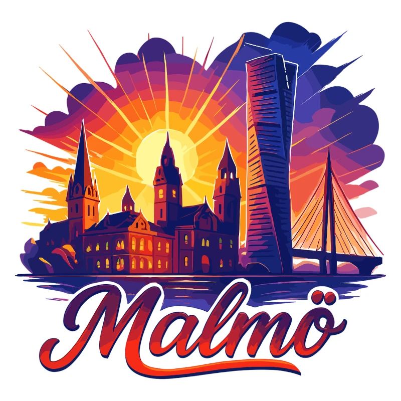 Malmö City Sweden Cool Epic Gift
