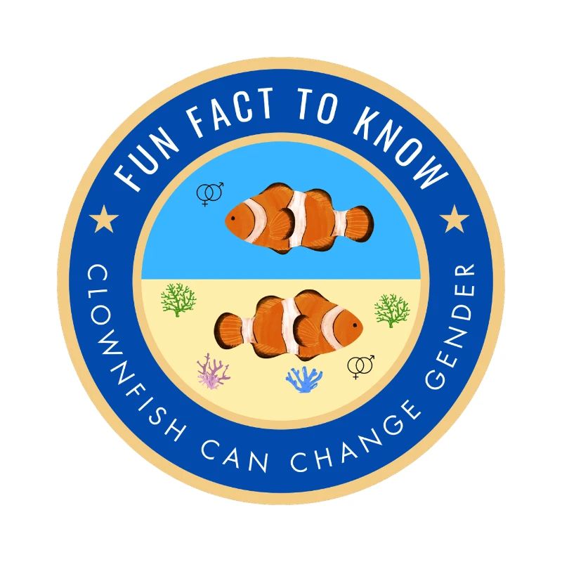 Clownfish can change gender