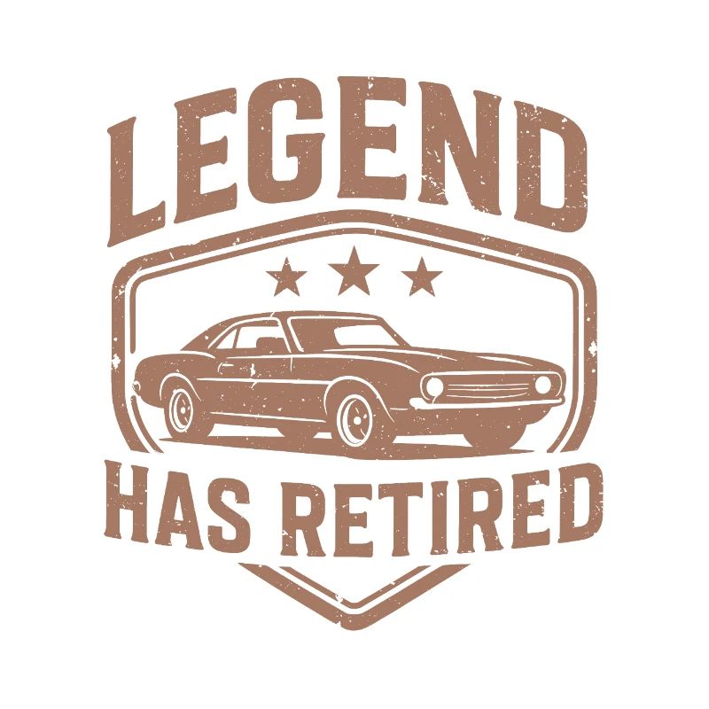 Legend Has Retired Retro Car