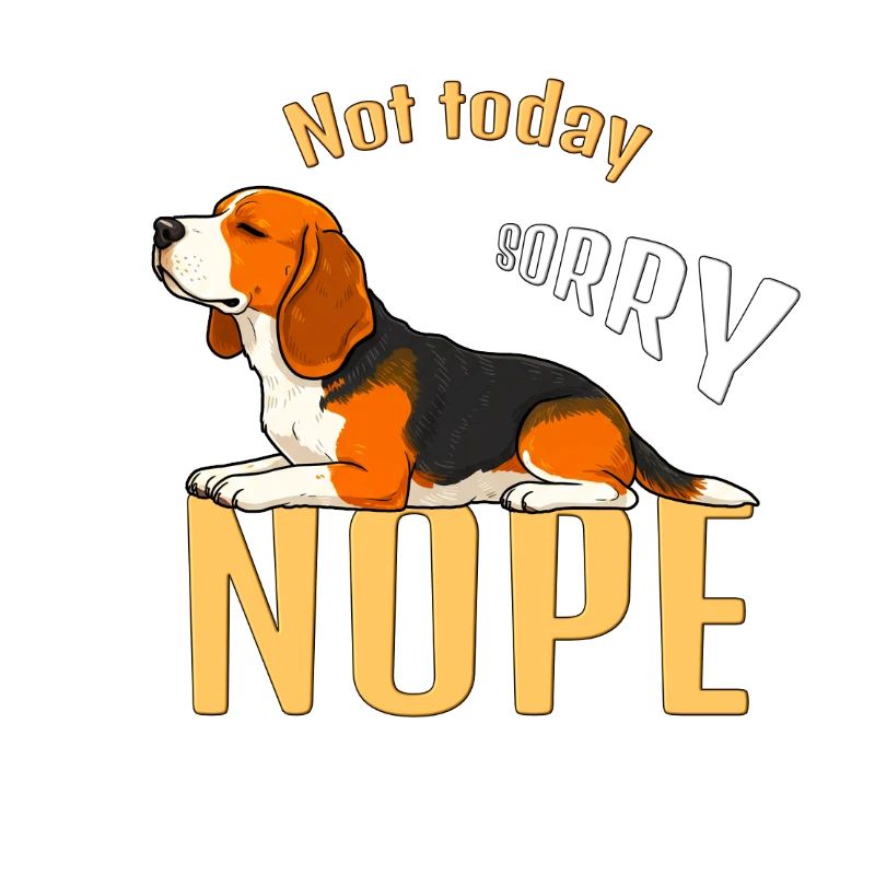 Pas aujourd’hui beagle, désolé