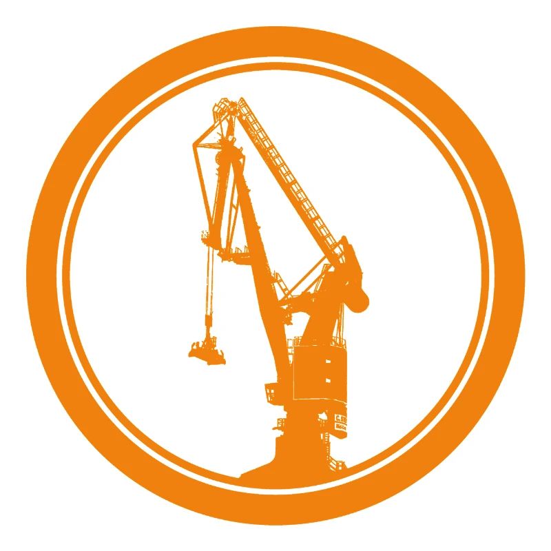 Harbour Crane Silhouette 01
