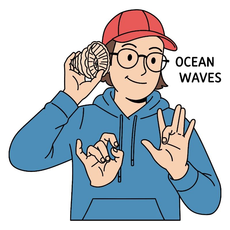 Sign Language Ocean Waves