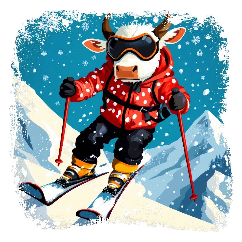 Ski cows