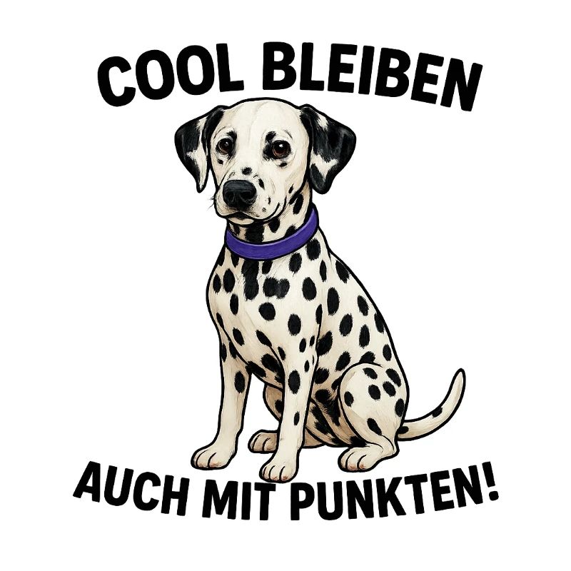 Dalmatien à collier violet