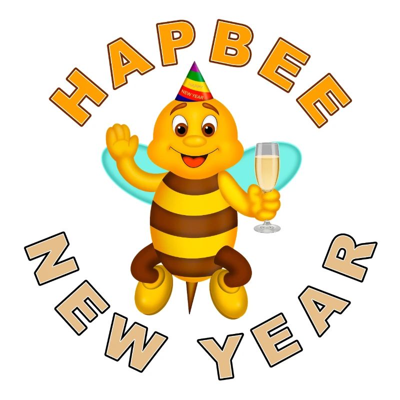 HAPBEE Nouvel An avec texte 2