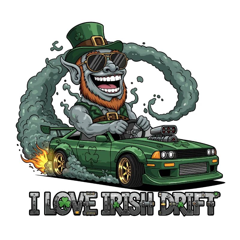 St. Patrick's Day Stunt Drift Design