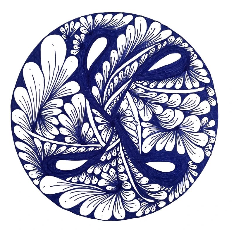 A design that connects – hand-painted by Martina