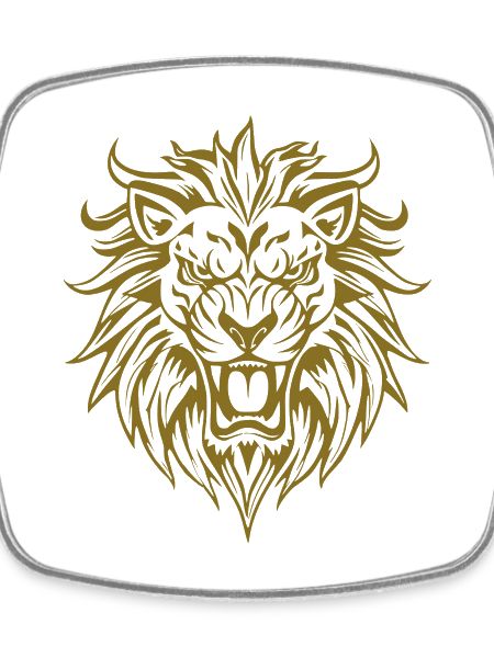 Majestic lion head graphic