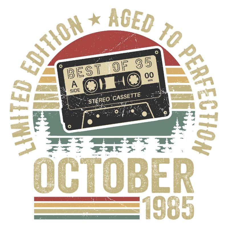Oldtimer Oktober 1985 Geburtstag Geschenk Oktober