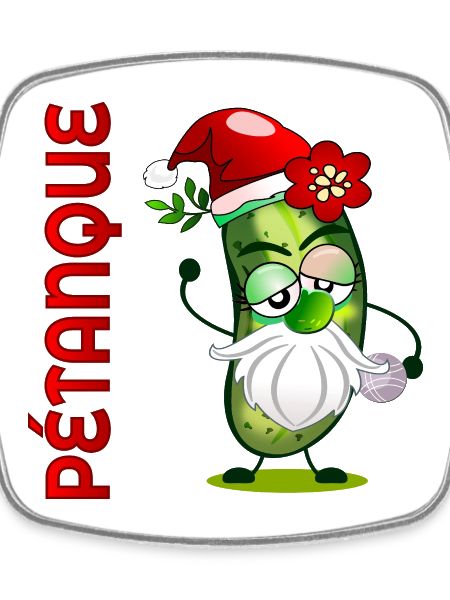 Christmas Petanque Boule Pickles