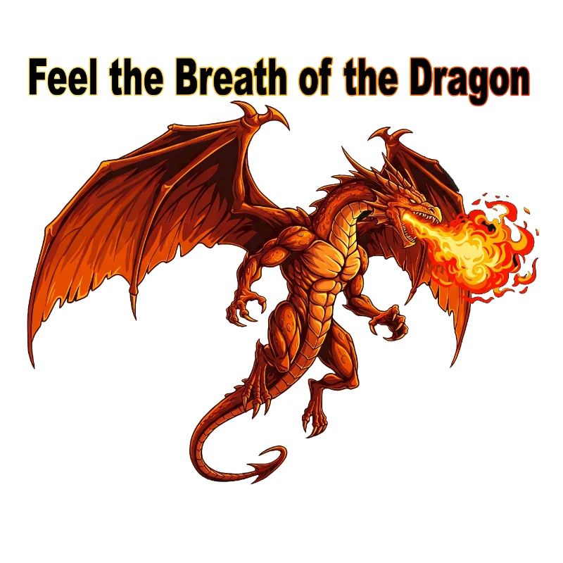 Fiery Dragon Breath Design