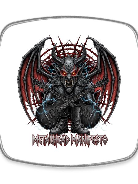 Demonic guitarist with wings