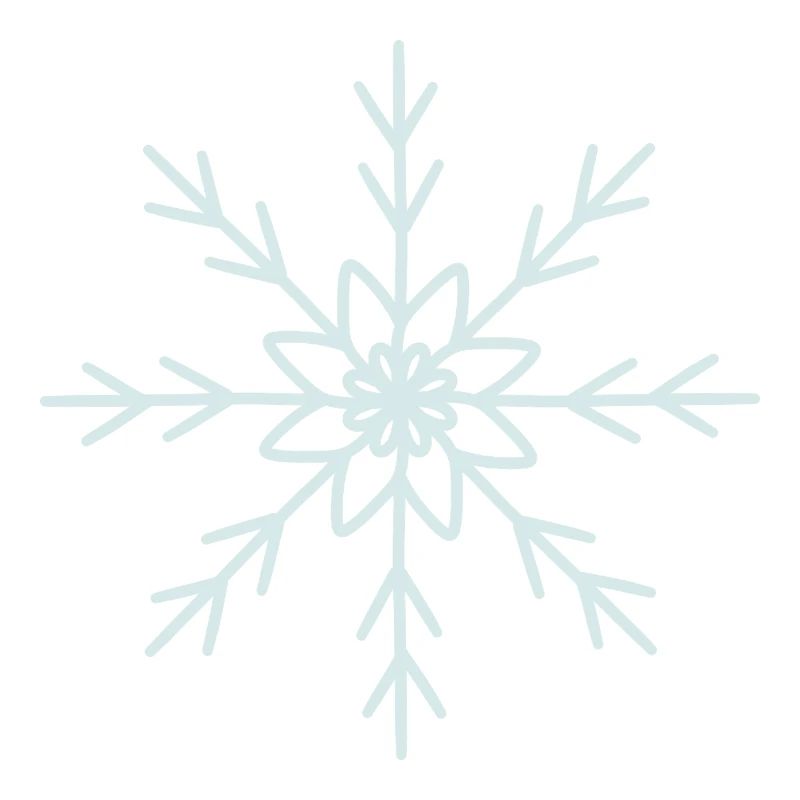 Elegant Snowflake Pattern Design