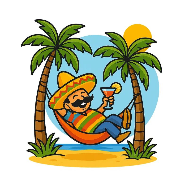 Relaxed Panama party charm