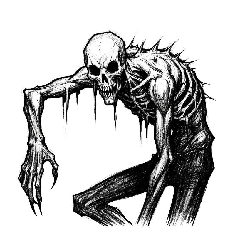 Nightmare Spooky Skeleton Masquerade