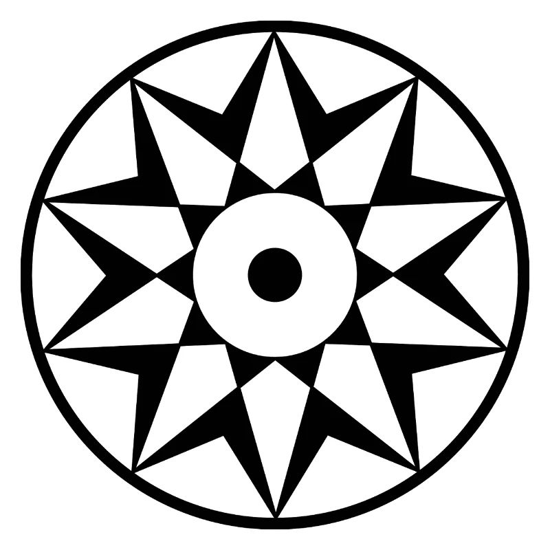 Celestial Decagram Mandala