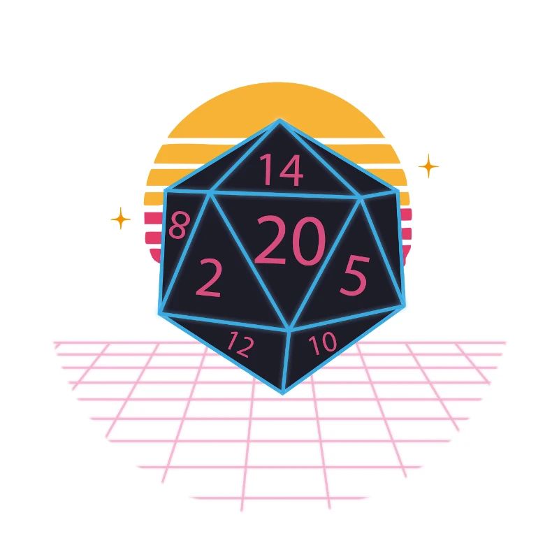 Neon 80 ́s Cube