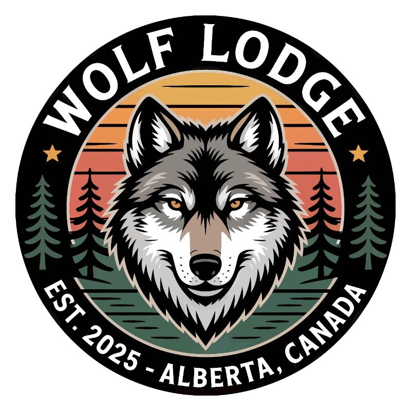 Wolf Lodge Alberta Emblem