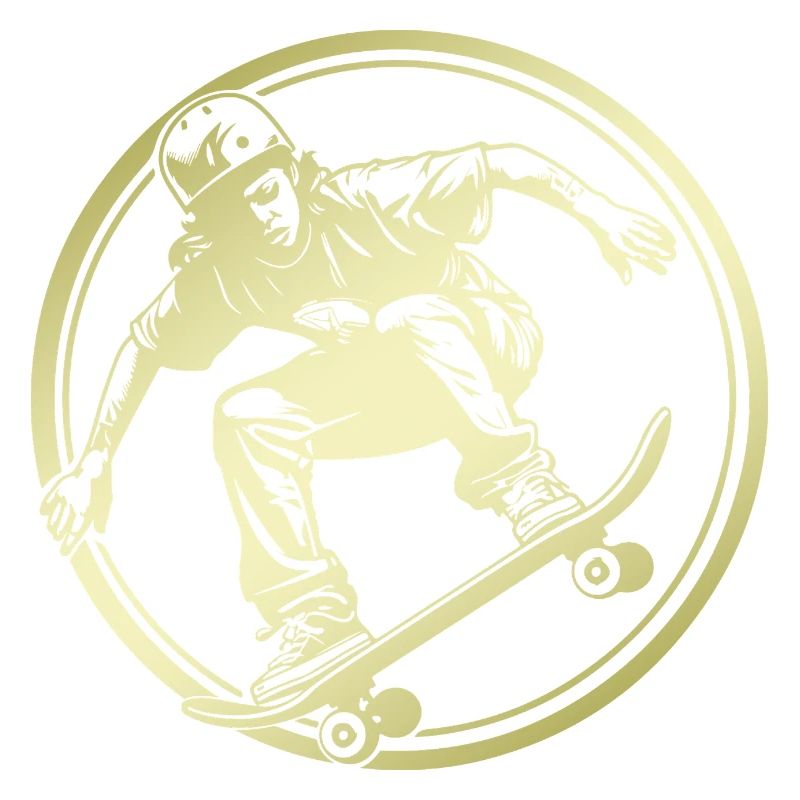 Skateboarding Silhouette Skateboard