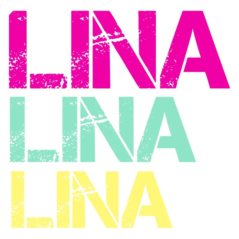 Triptyque néon LINA