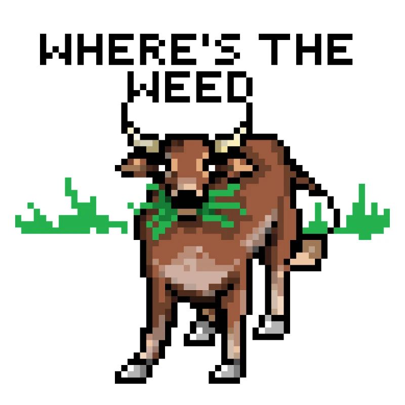 Vache pixelart