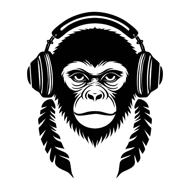 Chemise Digital Monkey Head Cyber Edition