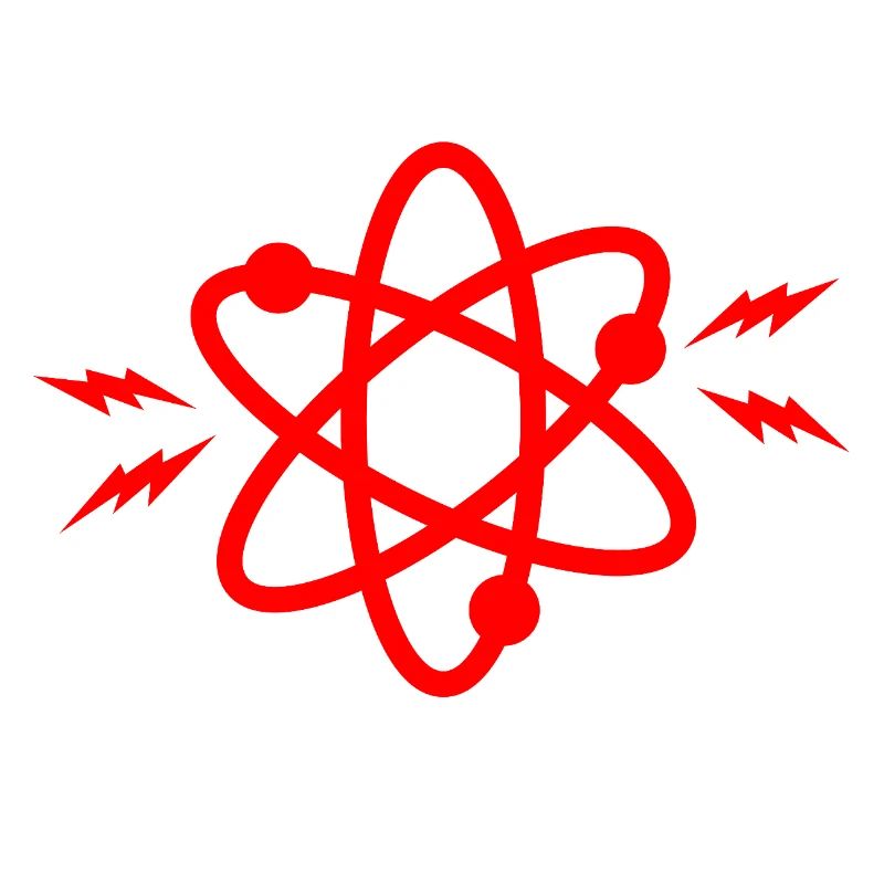 Because Science Atom Red