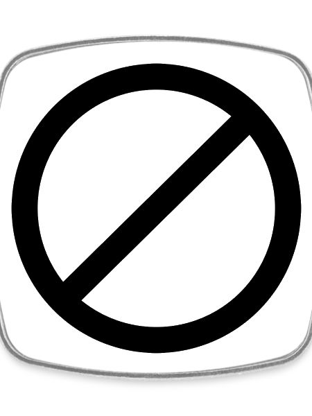 Not Allowed Sign