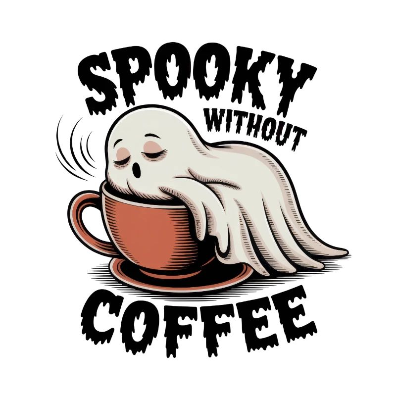 Fantôme effrayant Sans Café