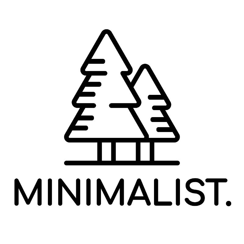 MINIMALIST. SAPINS NOIRS