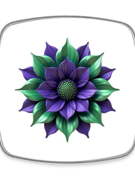 Purple Green Blossom