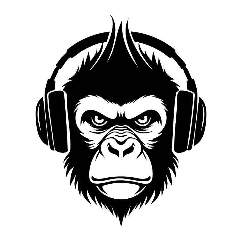 Stereo Monkey Head Punk Sound Edition Shirt