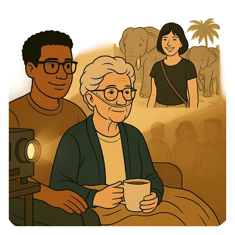 Grandma with grandson