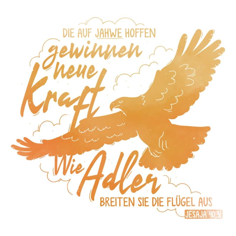 Isaiah 40:31 - Like Eagle Lettering