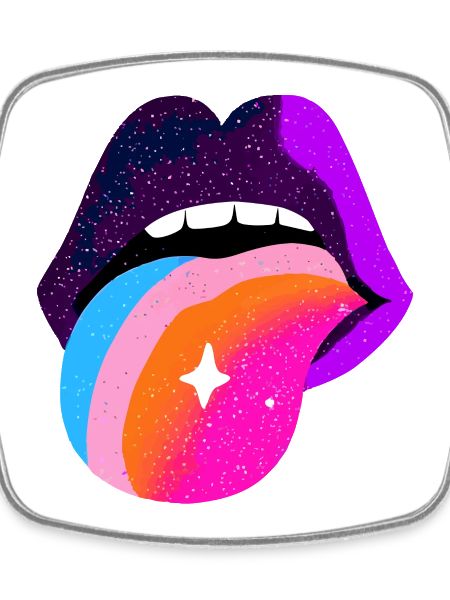 Cosmic Rainbow Tongue Lips