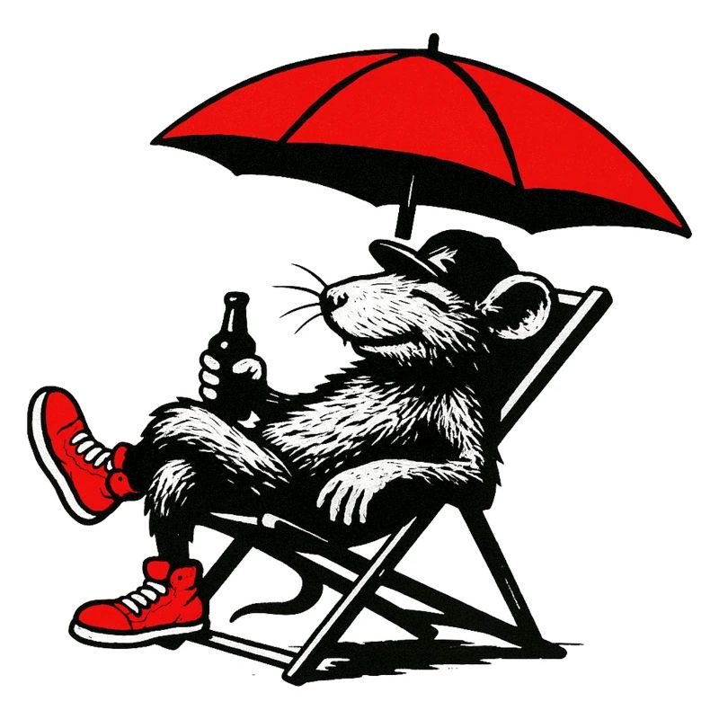 Rat avec parasol Relax