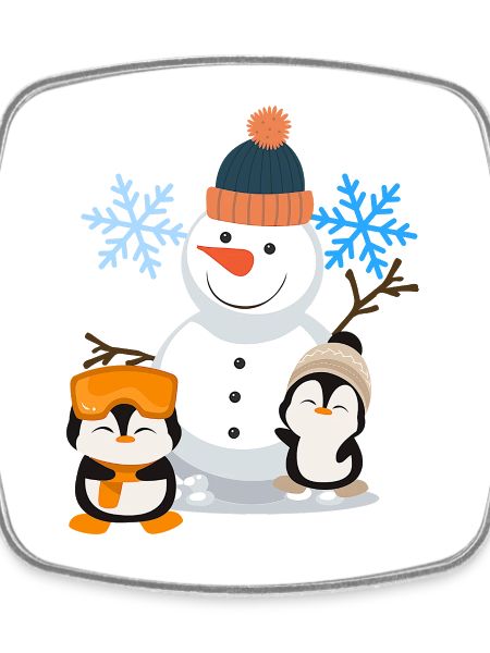 Winter Joy Snowman Penguins