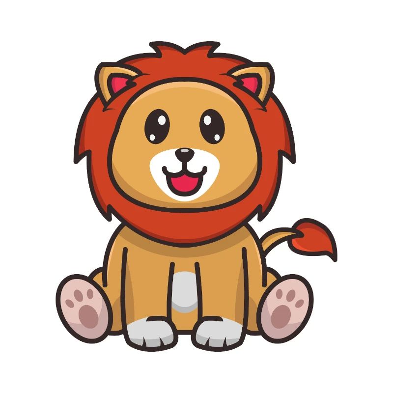 Lion de dessin animé
