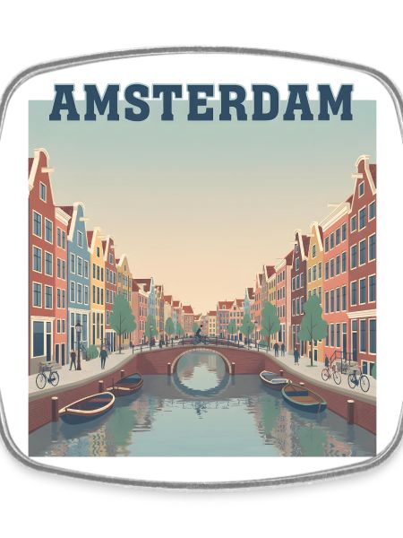 Amsterdam Canals at Sunset
