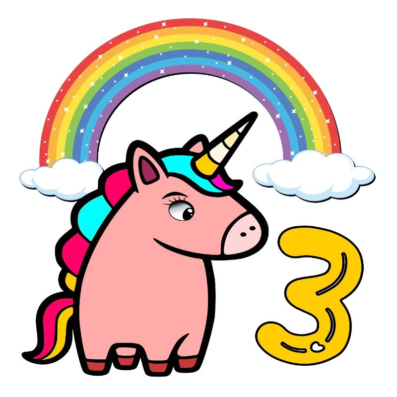 Einhorn Kindergeburtstag  - 3. Geburtstag