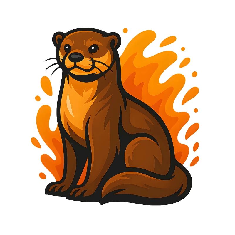 Flammender Otter