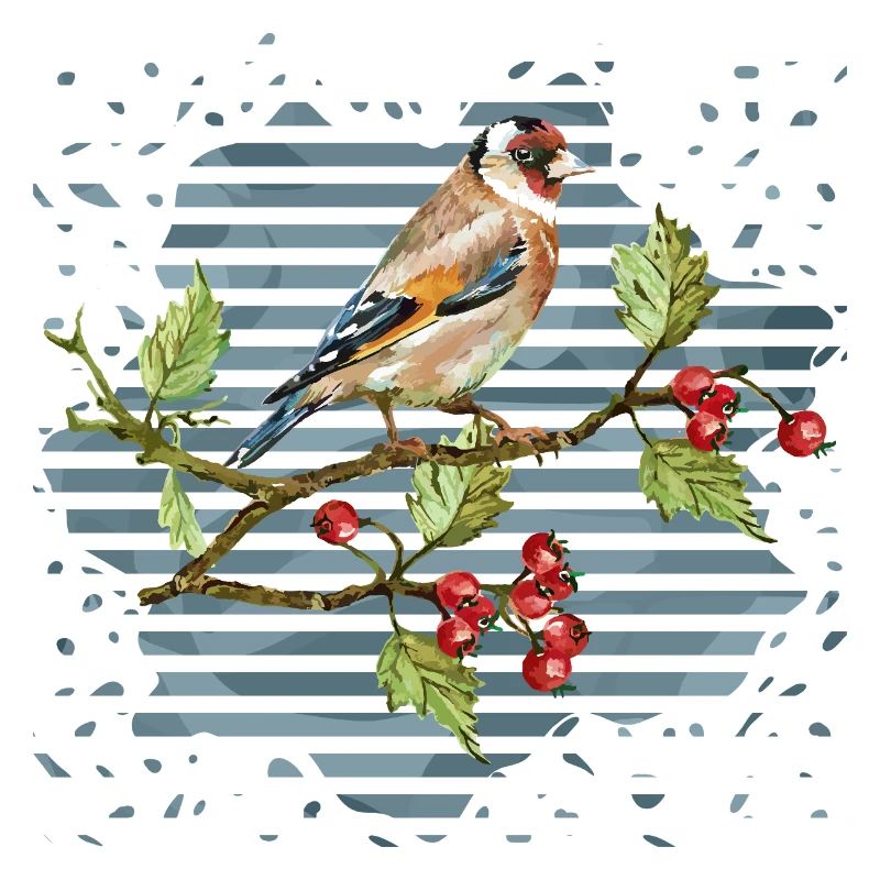 Bunter Vogel