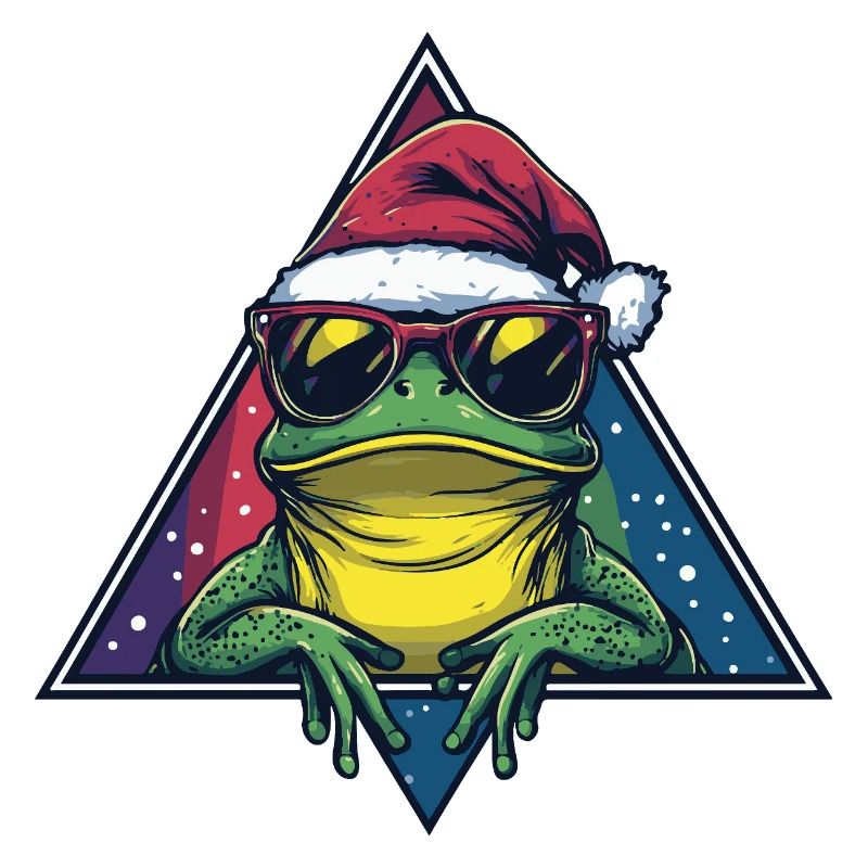 Frog in the Santa Triangle