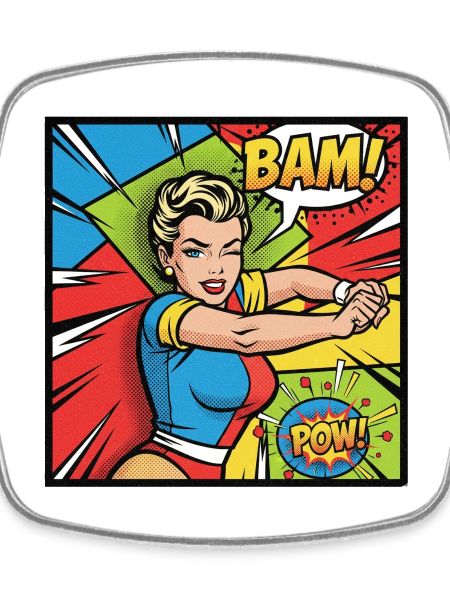 Pop Art Superheroine Powerful