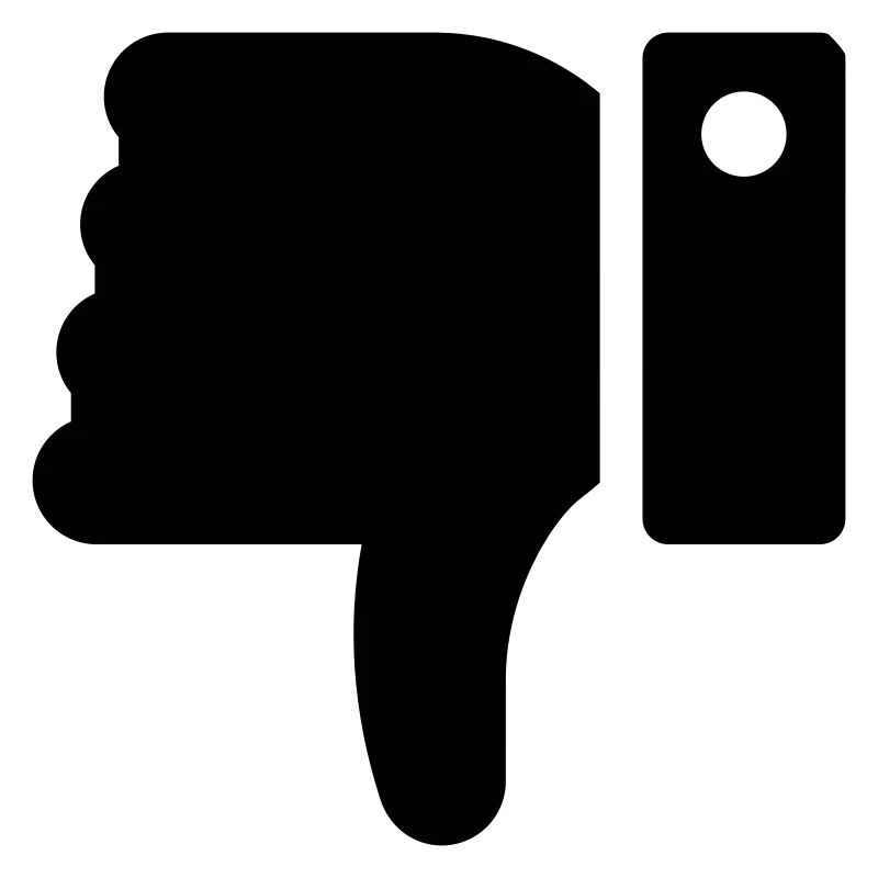 Dislike Hand, Hater Symbol, Thumbs Down