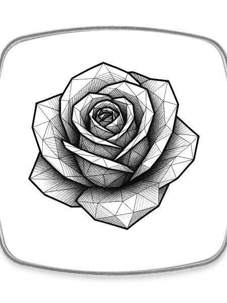 Geometric Rose Line