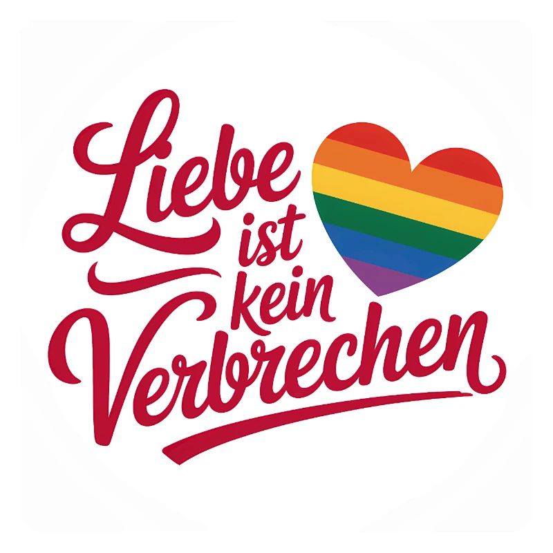 Love Is Not a Crime - Cool Pride Logo