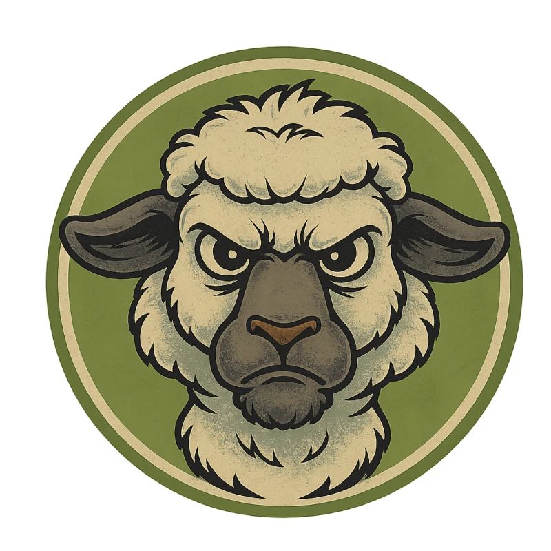 Wütendes Schaf Emblem