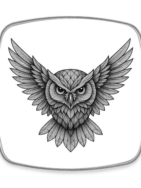 Owl Geometric Wings